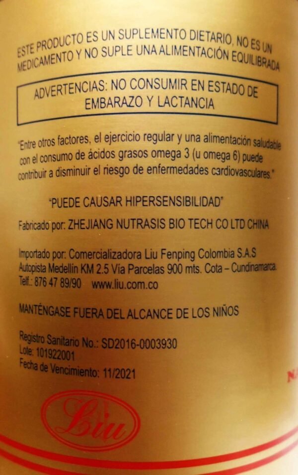Alaska Omega 3 6 9 Epa Dha 100 Capsulas L.FENPING