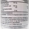 Cranberry Fruit Powder 140mg  60 Capsulas