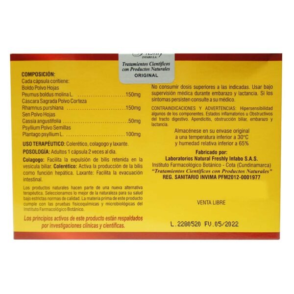 Hepatodren Triple Accion 60 Capsulas