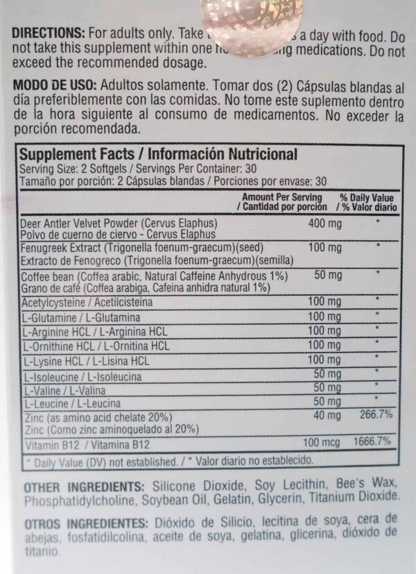 Hgh Advance Healthy America 60 Capsulas