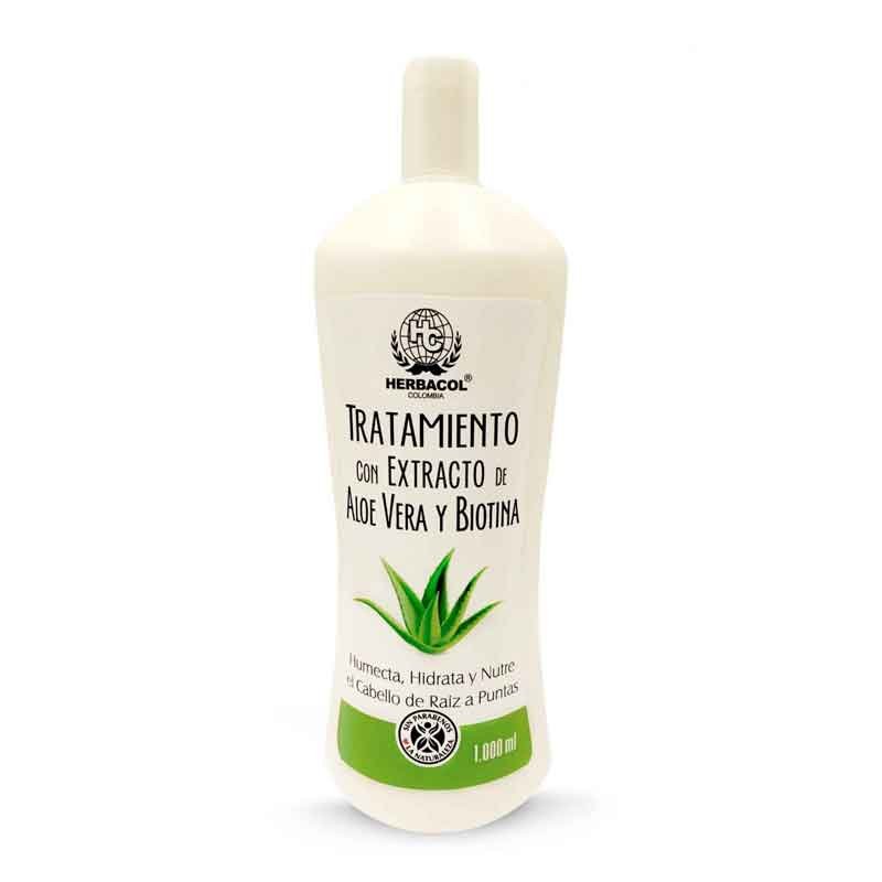 Tratamiento Extracto Aloe Vera Biotina Herbacol 1