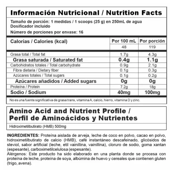 Nutra Vegan Protein 400 gramos